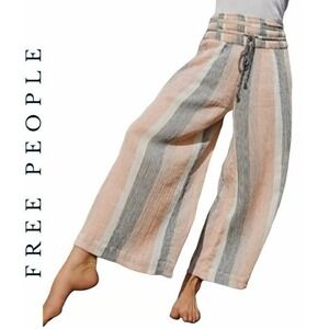 ✨ Free People Striped Wide Leg Pants ✨